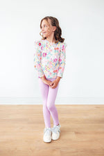 Field of Flowers L/S Ruffle Tee - Image 2