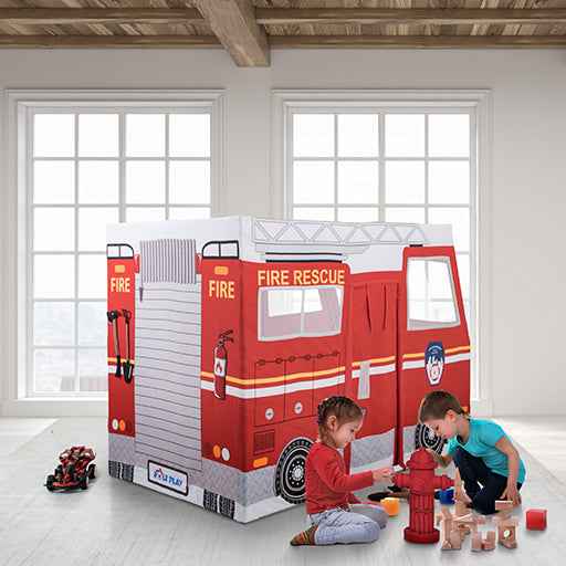 Fire Truck Play Tent for Kids