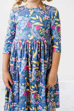 Flora 3/4 Sleeve Pocket Twirl Dress - Image 7