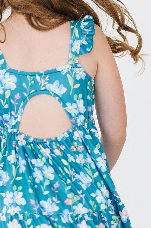 Floral Breeze Ruffle Maxi Dress - Image 3