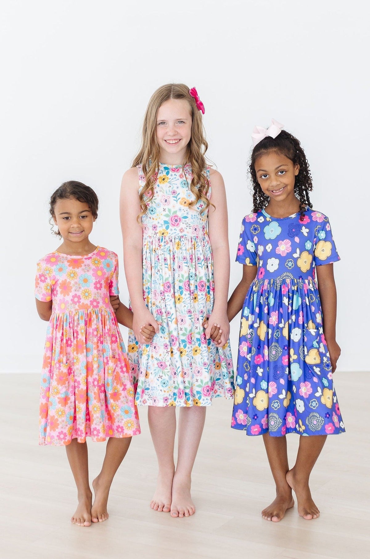Floral Frenzy S/S Pocket Twirl Dress - Image 3