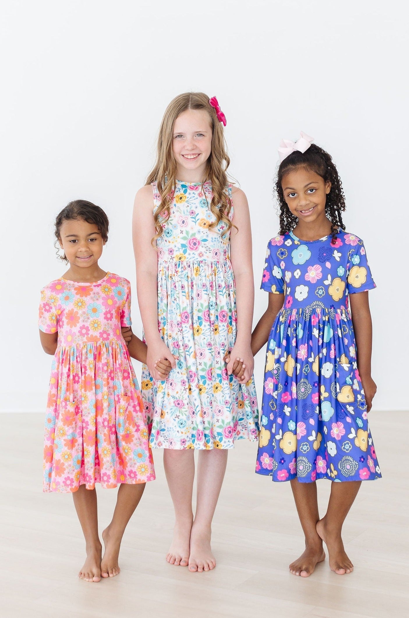 Floral Frenzy S/S Pocket Twirl Dress - Image 3