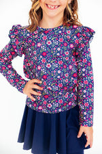 Flower Farm L/S Ruffle Tee - Image 2