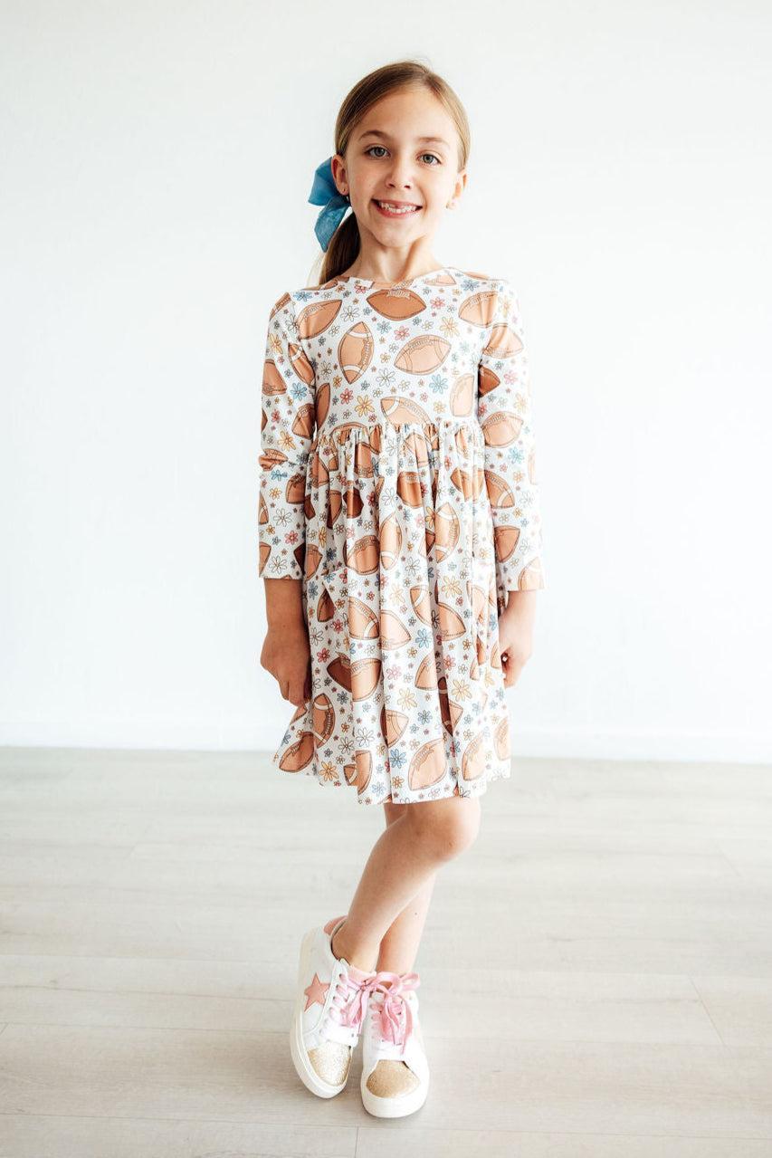 Football Friday L/S Pocket Twirl Dress - Image 5