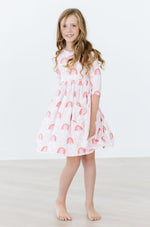 Fun & Flowers 3/4 Sleeve Pocket Twirl Dress - Image 4