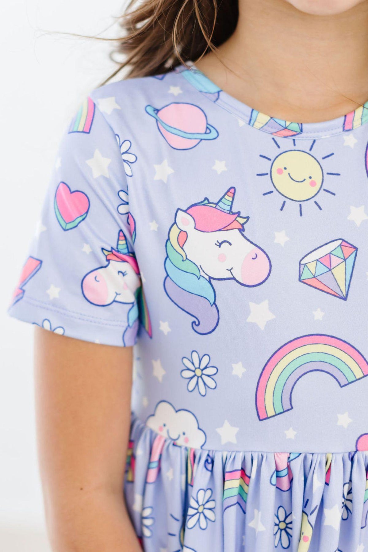 Galactic Unicorns S/S Pocket Twirl Dress - Image 5