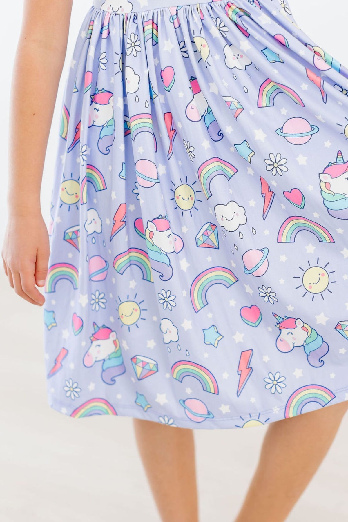 Galactic Unicorns S/S Pocket Twirl Dress - Image 7