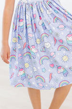 Galactic Unicorns S/S Pocket Twirl Dress - Image 7