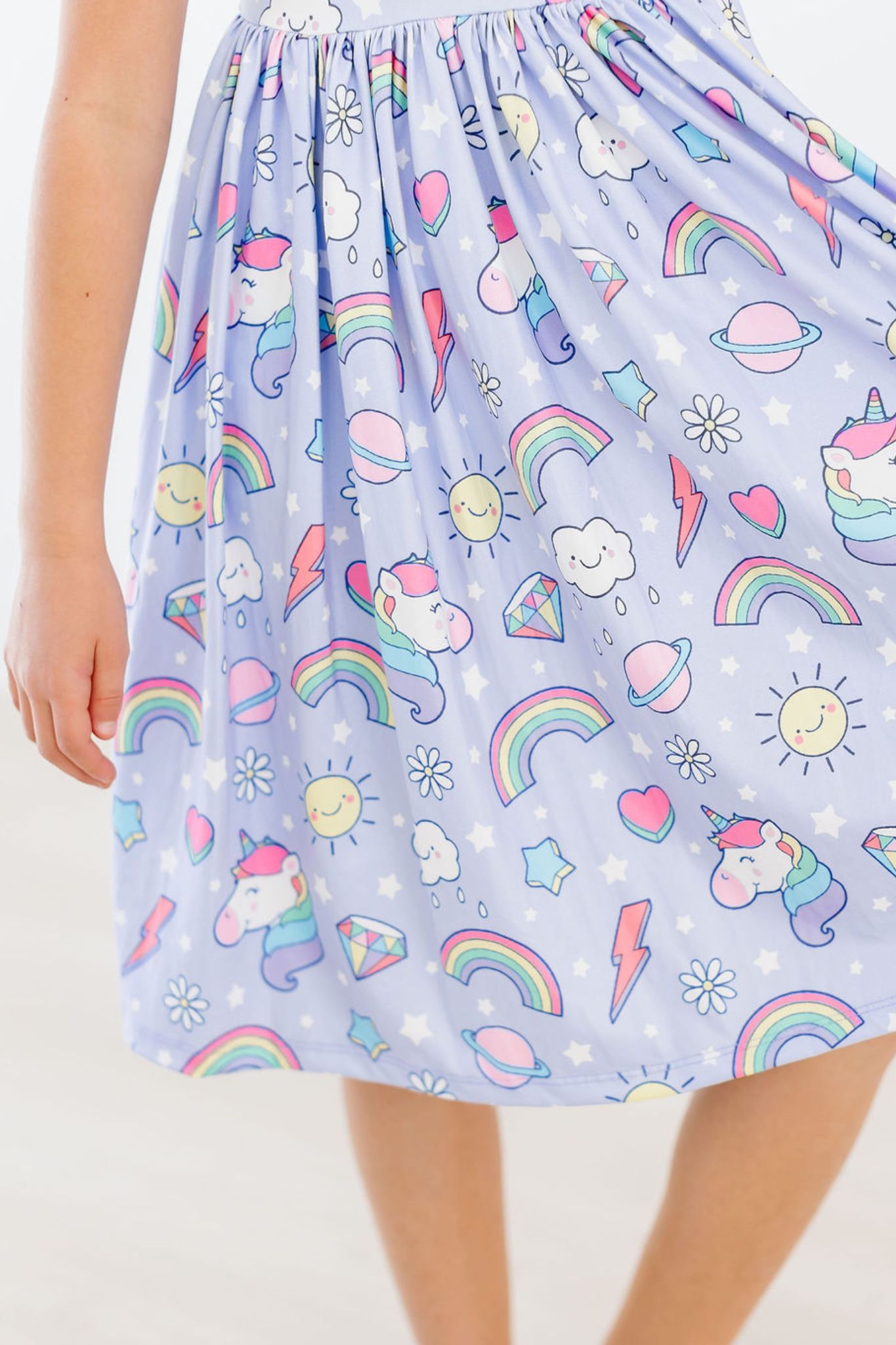 Galactic Unicorns S/S Pocket Twirl Dress - Image 7