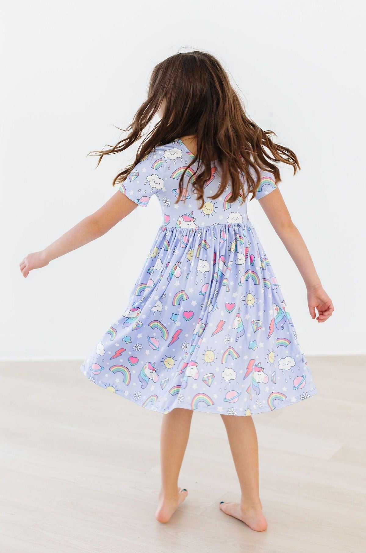 Galactic Unicorns S/S Pocket Twirl Dress - Image 9