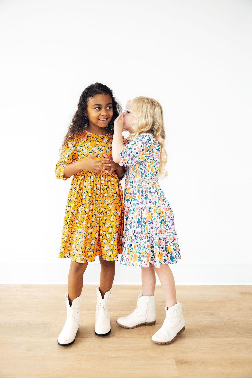 Garden Groove Smocked Ruffle Dress - Image 4