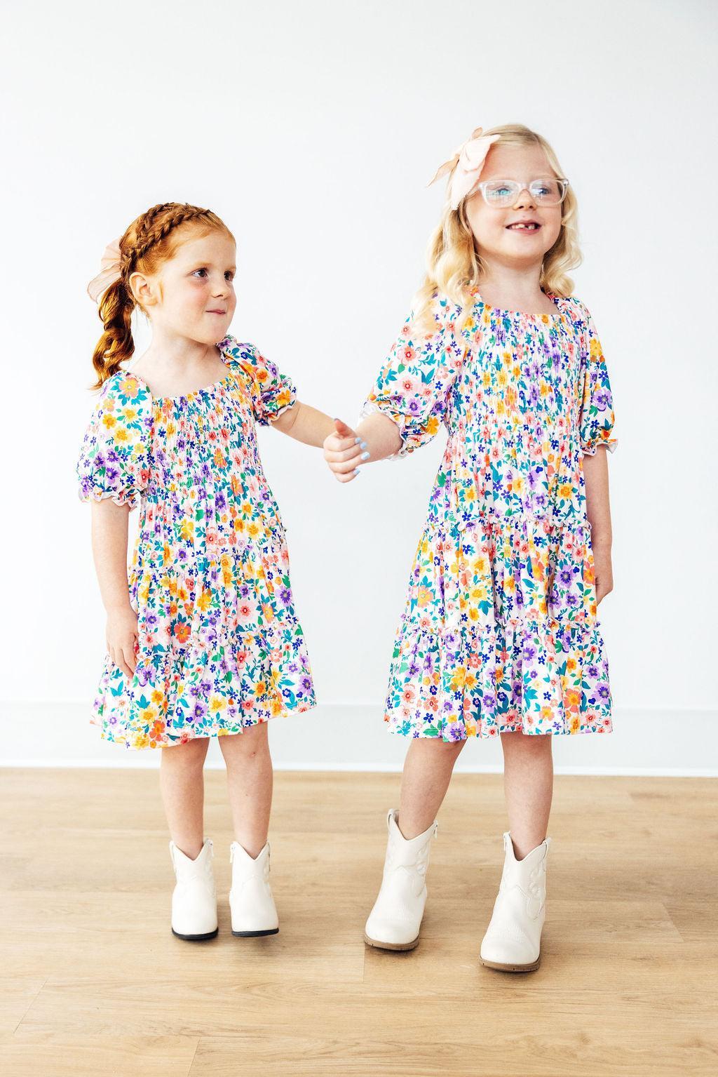 Garden Groove Smocked Ruffle Dress - Image 5