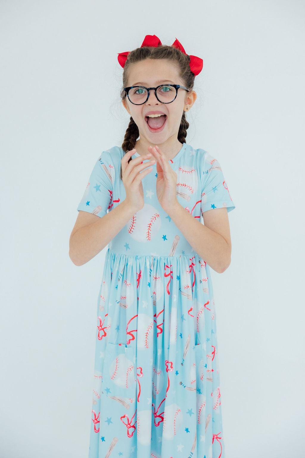 Grand Slam Glam S/S Pocket Twirl Dress - Image 2