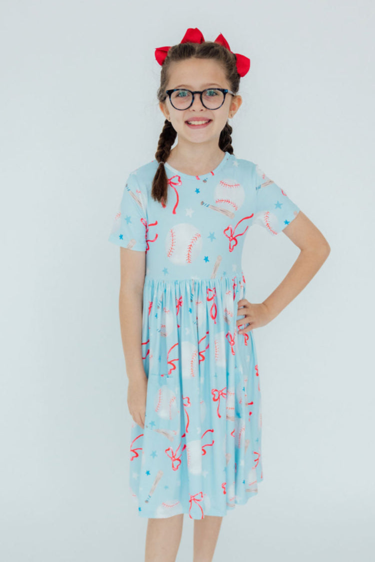 Grand Slam Glam S/S Pocket Twirl Dress - Image 3