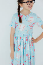 Grand Slam Glam S/S Pocket Twirl Dress
