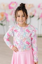 Hangin with My Peeps L/S Ruffle Tee - Image 6
