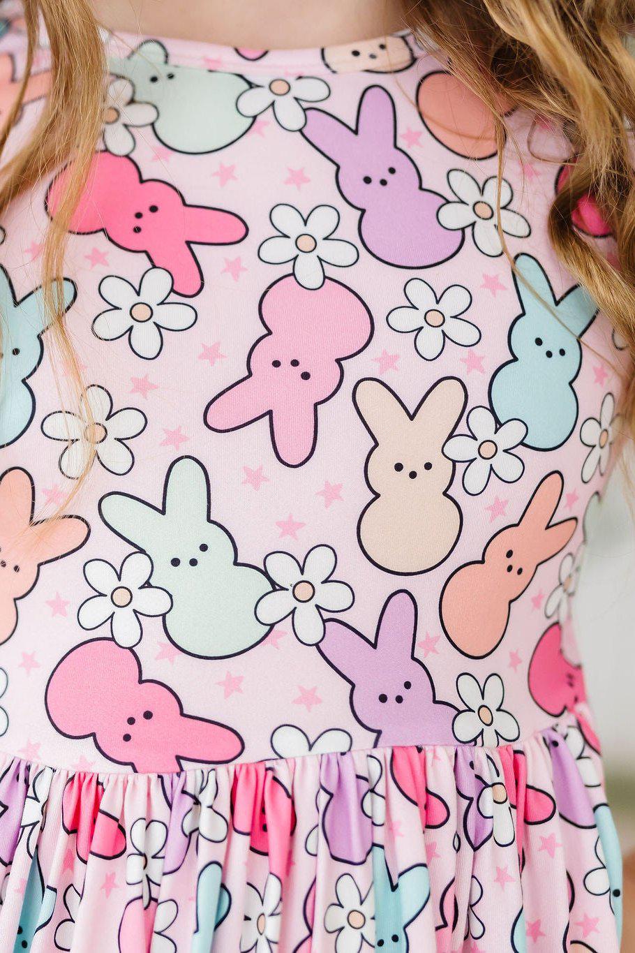 Hangin with my Peeps 3/4 Sleeve Pocket Twirl Dress - Image 2