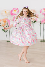Hangin with my Peeps 3/4 Sleeve Pocket Twirl Dress - Image 4