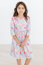 Hangin with my Peeps 3/4 Sleeve Pocket Twirl Dress - Image 7
