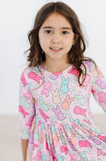 Hangin with my Peeps 3/4 Sleeve Pocket Twirl Dress - Image 8