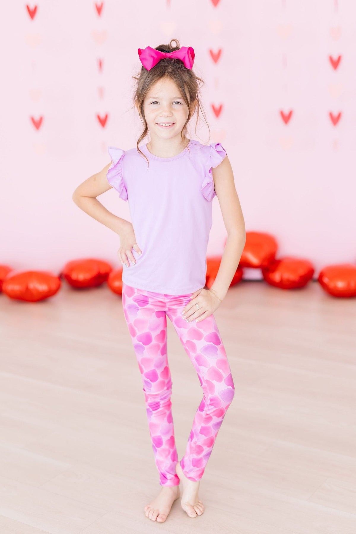 Happy Heart Day Leggings - Image 4