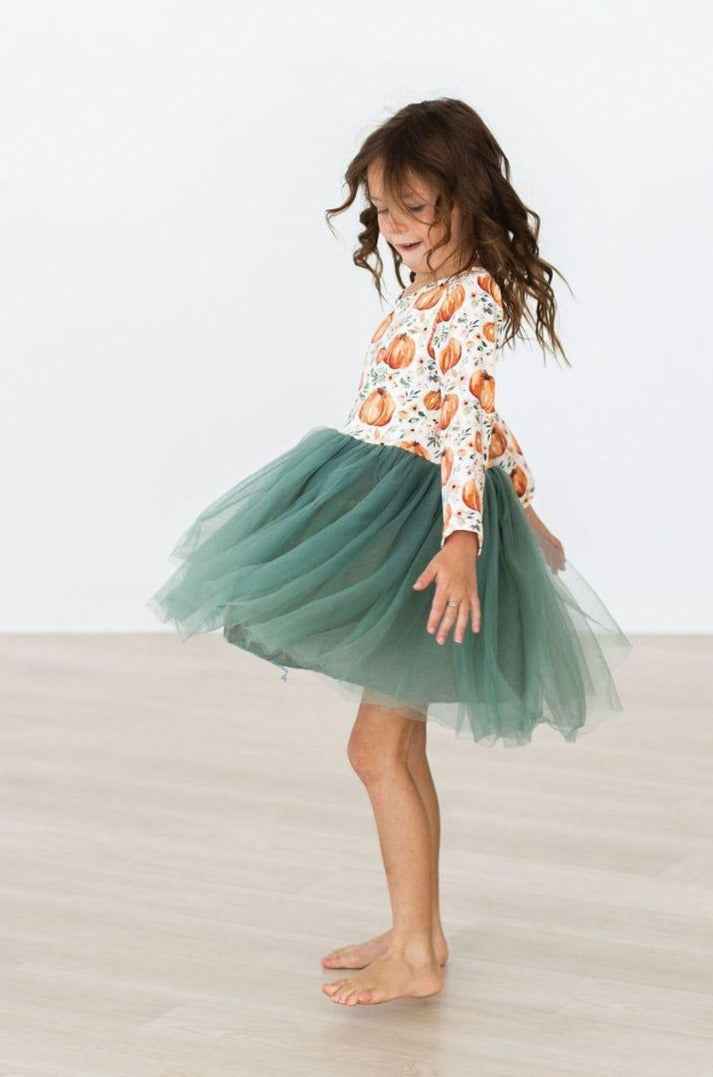 Harvest Florals L/S Tutu Dress