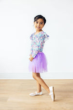 Head in the Clouds L/S Flutter Sleeve Leotard - Image 5