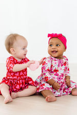 Hearts & Hugs 3/4 Sleeve Twirl Bodysuit - Image 2