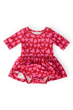 Hearts & Hugs 3/4 Sleeve Twirl Bodysuit - Image 5