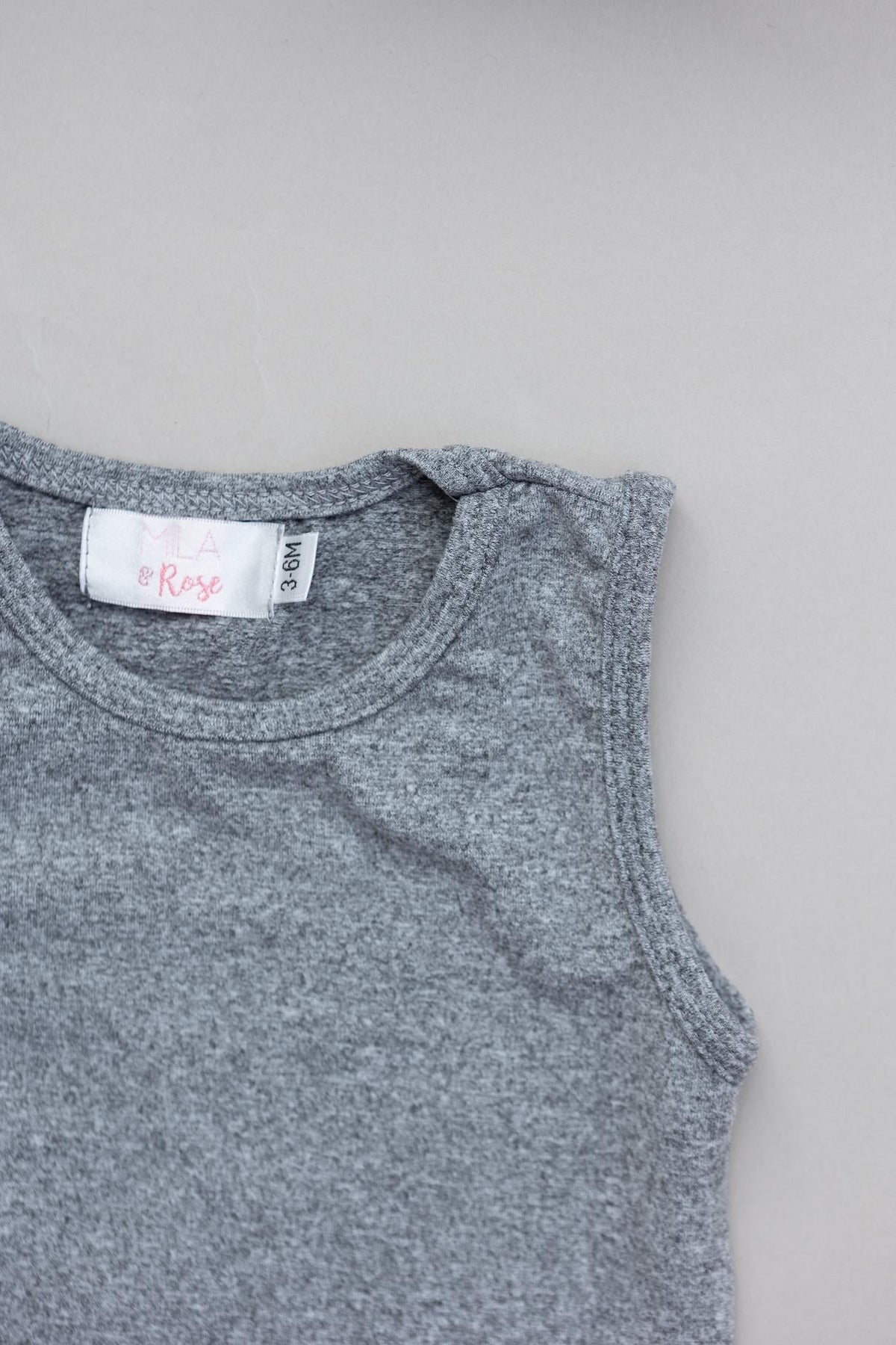 Heather Gray Tank One-Piece Jogger - Image 6
