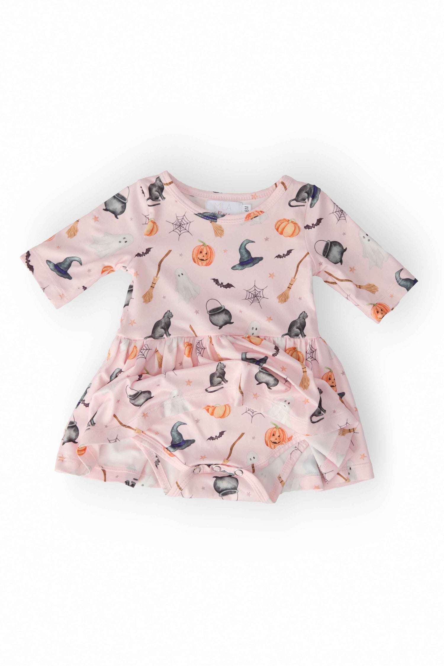 Hey Boo 3/4 Sleeve Twirl Bodysuit