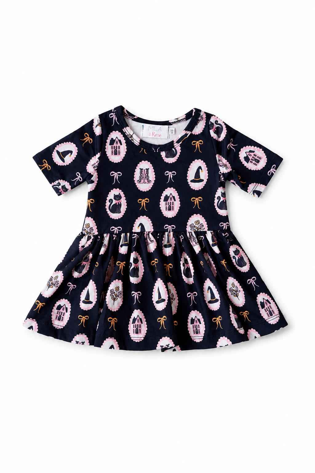 Hocus Pocus 3/4 Sleeve Twirl Bodysuit