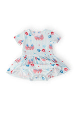 Home of the Brave S/S Twirl Bodysuit - Image 2
