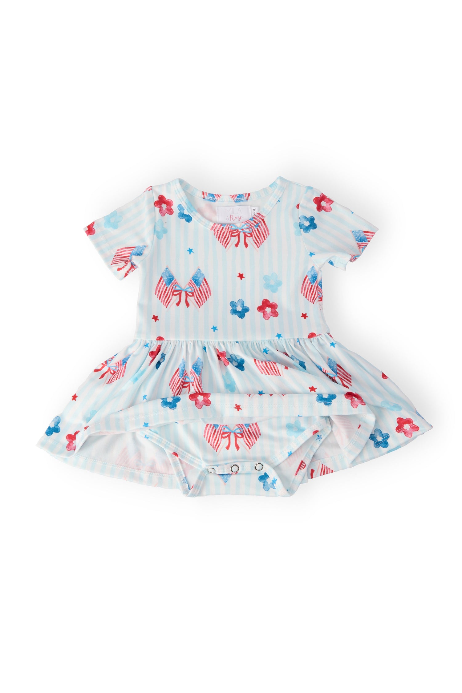 Home of the Brave S/S Twirl Bodysuit - Image 2