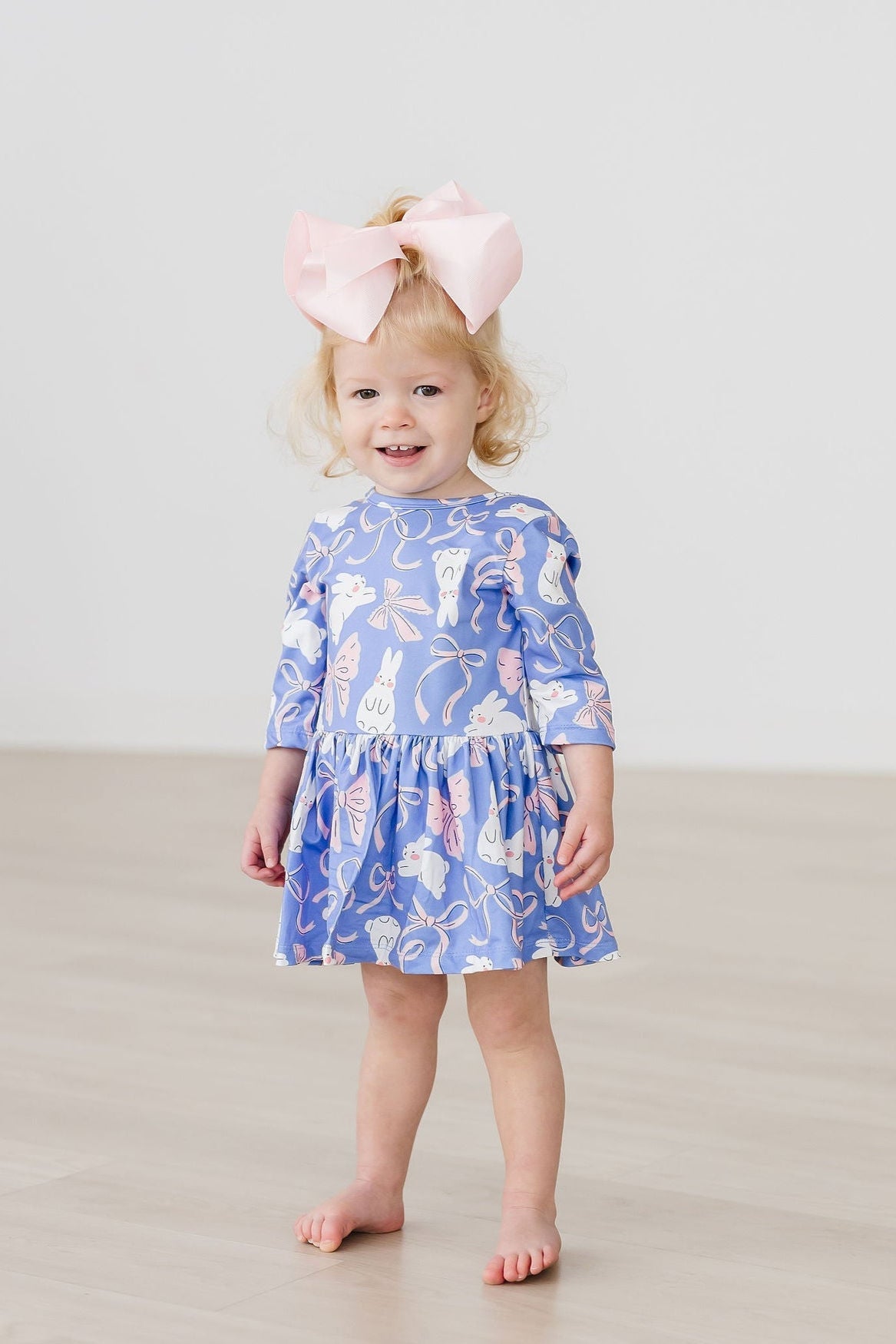 Hop, Skip & Twirl 3/4 Sleeve Twirl Bodysuit - Image 3