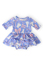 Hop, Skip & Twirl 3/4 Sleeve Twirl Bodysuit - Image 4
