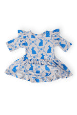 Hop 'til You Drop 3/4 Sleeve Twirl Flutter Bodysuit - Image 2