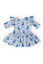 Hop 'til You Drop 3/4 Sleeve Twirl Flutter Bodysuit