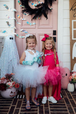 Hot Pink 3/4 Tutu Leotard - Image 2