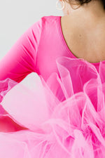 Hot Pink 3/4 Tutu Leotard - Image 3