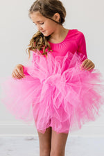 Hot Pink 3/4 Tutu Leotard - Image 5