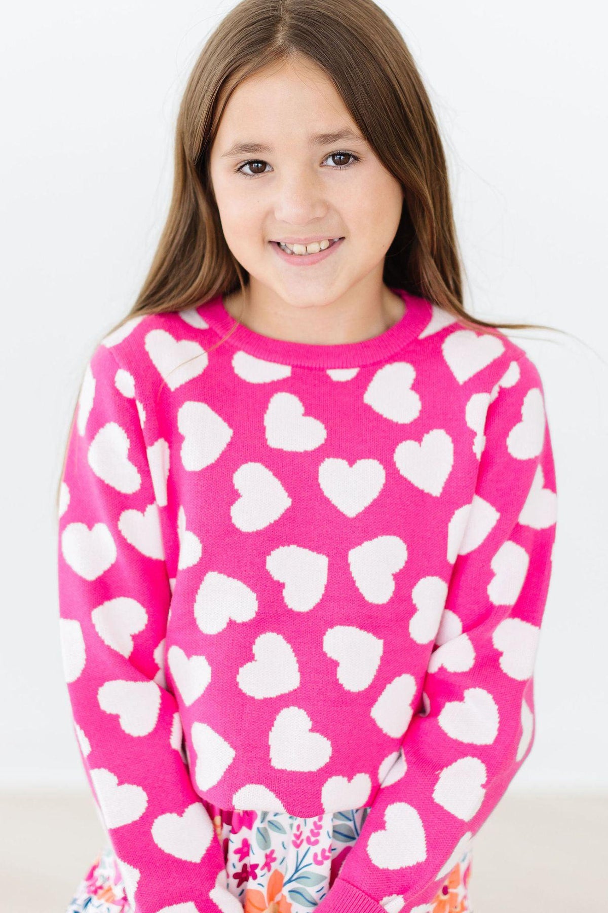 Hot Pink Hearts Sweater - Image 3