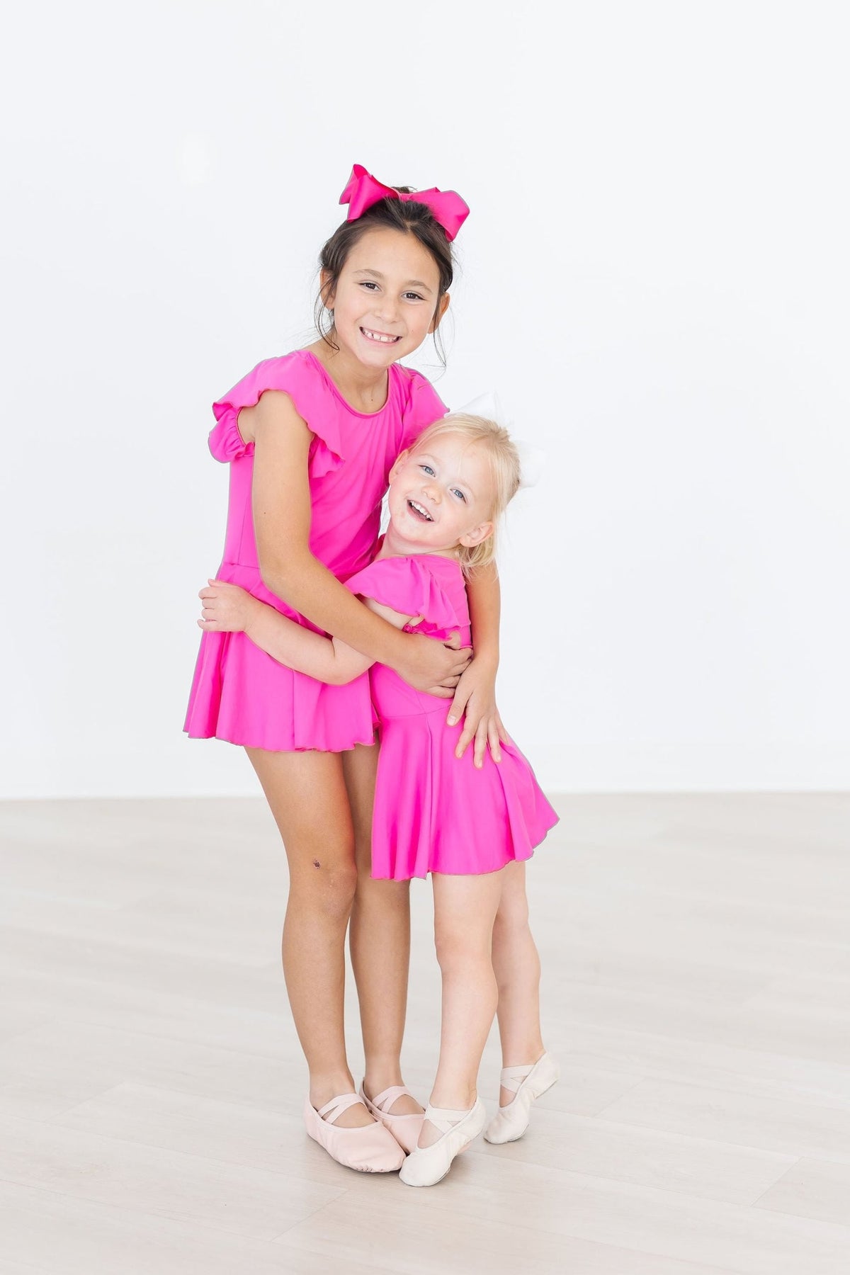 Hot Pink S/S Twirl Leotard - Image 4
