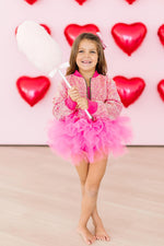Hot Pink Sequin Jacket - Image 2