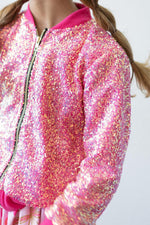 Hot Pink Sequin Jacket - Image 3
