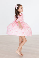 Howdy 3/4 Sleeve Ruffle Twirl Dress - Image 8