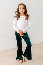 Hunter Green Velvet Bells - Image 2