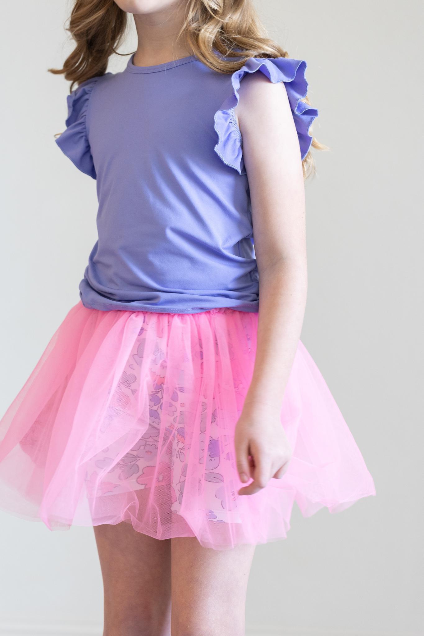 Hydrangea Tutu Shorts - Image 6