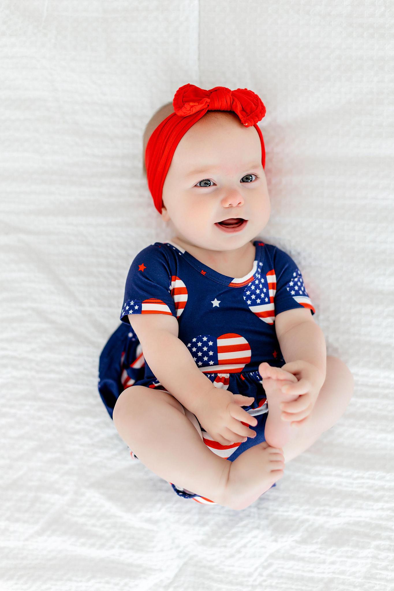 I Heart the USA S/S Twirl Bodysuit - Image 3
