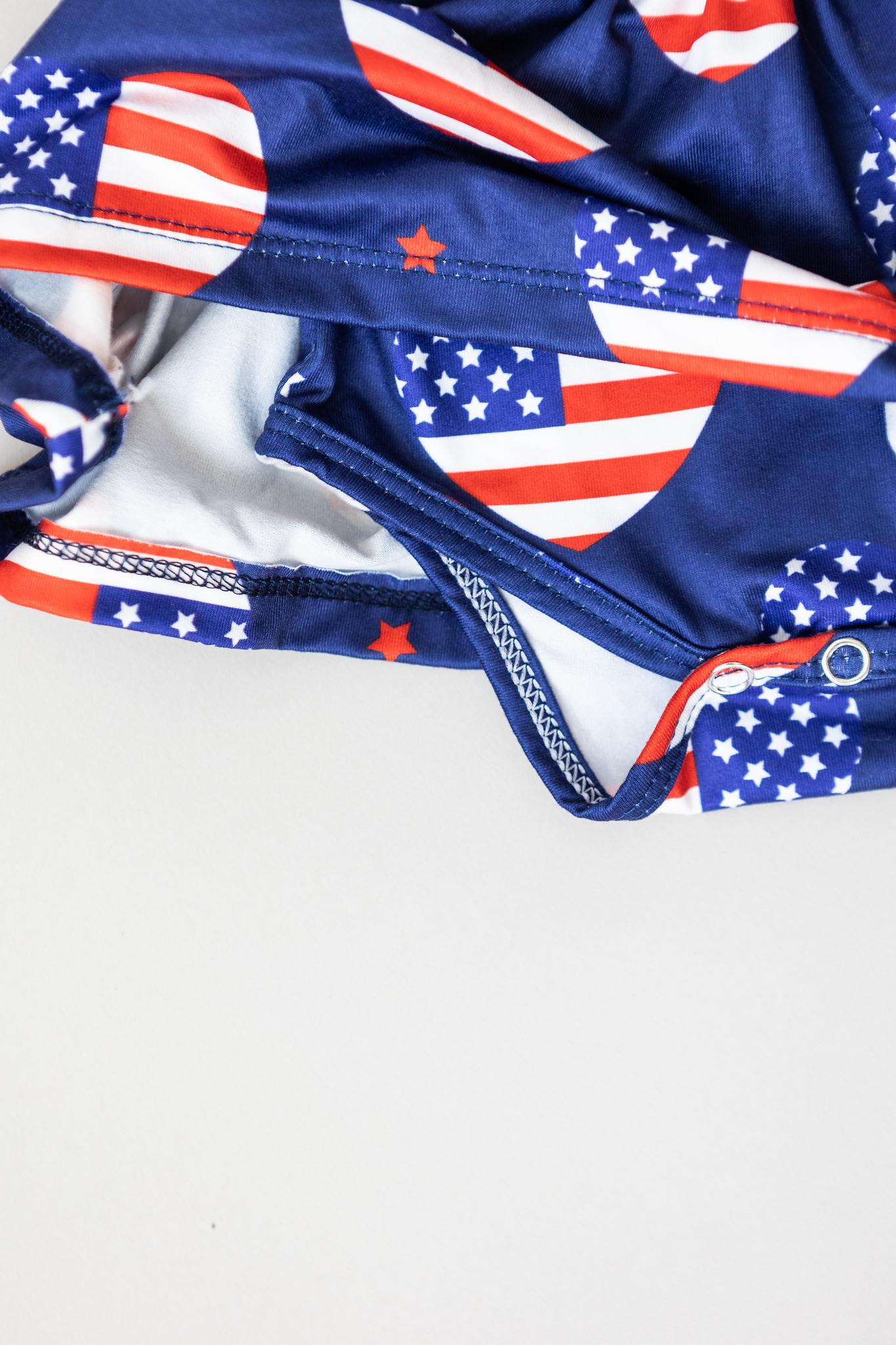 I Heart the USA S/S Twirl Bodysuit - Image 6